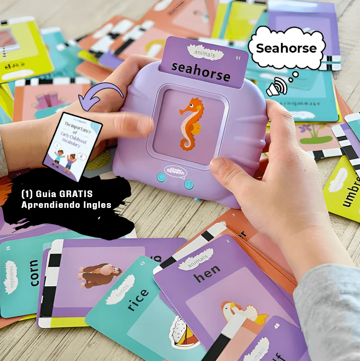 KinderSpeech - Jugete didactico para niños Español/Ingles